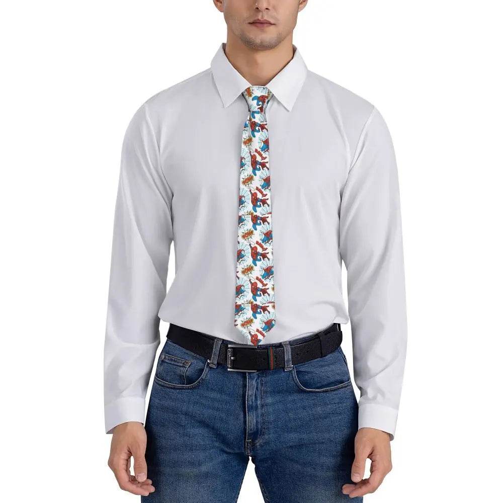 Cravate Spiderman Logo Araignée Sam Raimi